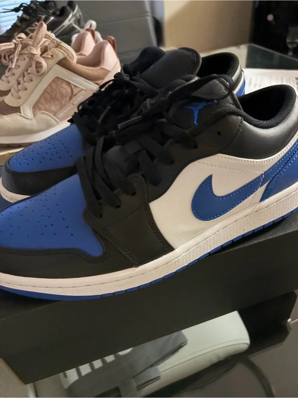 Nike Low-Top Sneaker - Black/White/Royal Blue